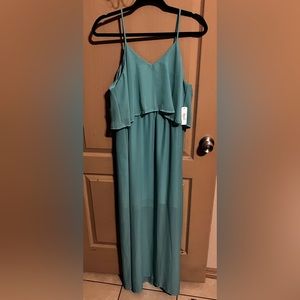 NWT Charming Charlie teal/ turquoise dress size LG